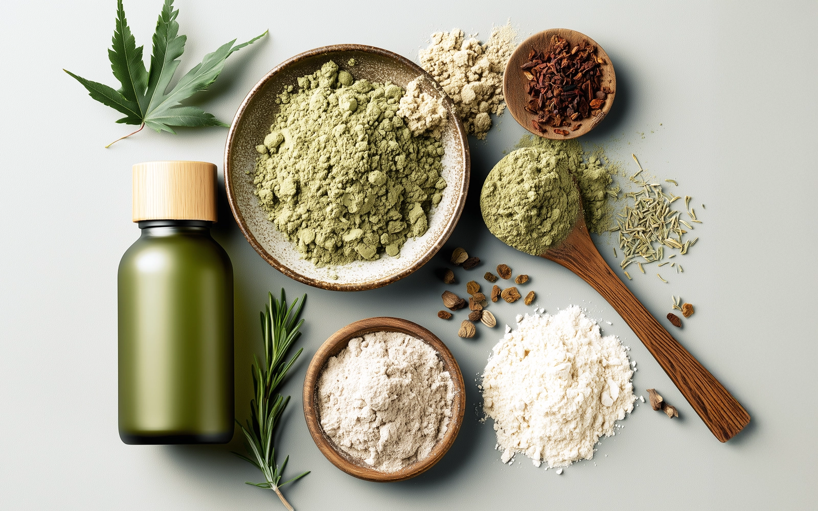 Cosmetic-grade botanical and vitamin ingredients used in transdermal patches